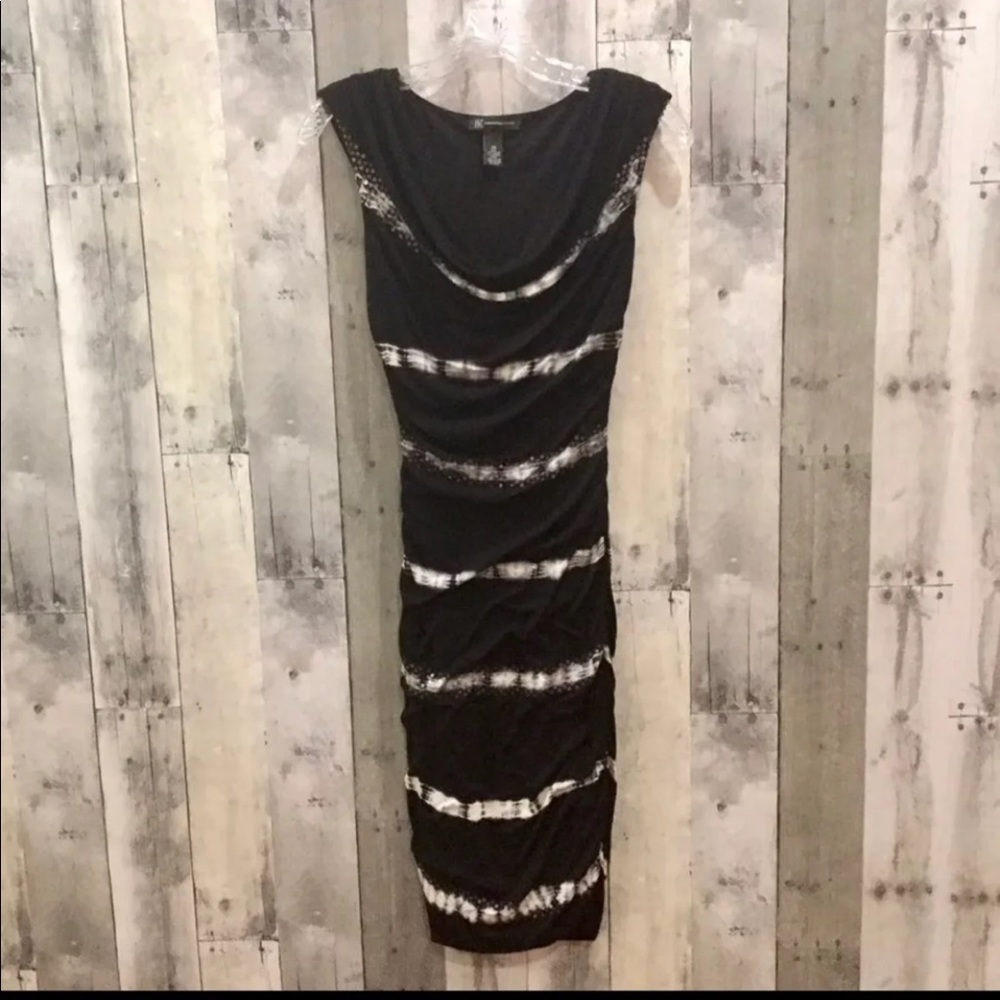 Beautiful black and white dress
